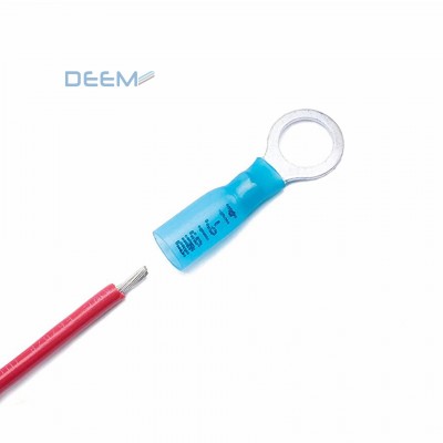 Deem Electrical Application Heat Shrink Ring Insulated Terminal For Wire